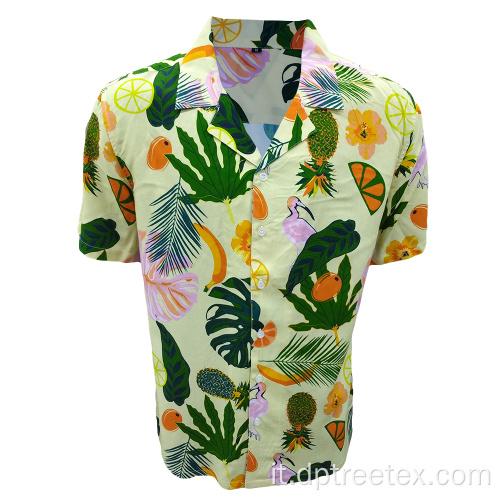 Camicie Aloha di Rayon Summer Beach Custom Summer